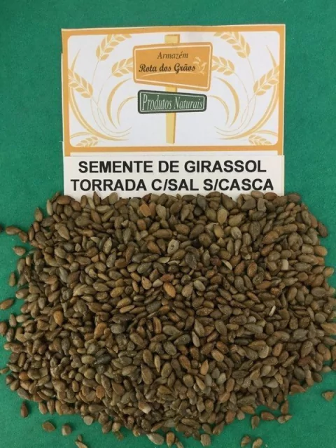 SEMENTE DE GIRASSOL S/CASCA TORRADA C/ SAL - 100g