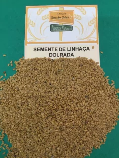 SEMENTE DE LINHAÇA DOURADA - 100g