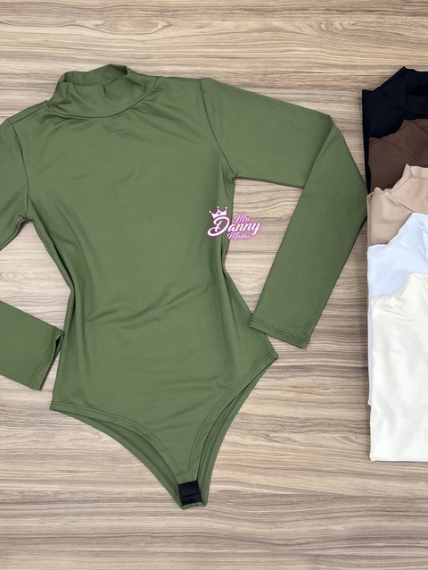 Body Dayara gola alta manga longa - comprar online