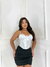 Shorts saia Katarina franzido lateral - comprar online