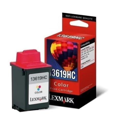 Cartucho de tinta inkjet original Lexmark 13619HC