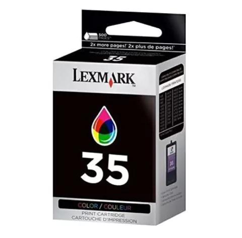 Cartucho de tinta inkjet original Lexmark 35 - 18C0035