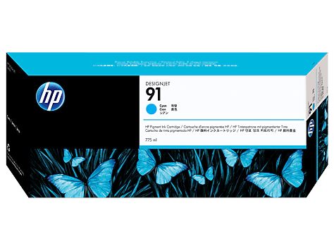 Cartucho de tinta inkjet original HP 91 - C9467A