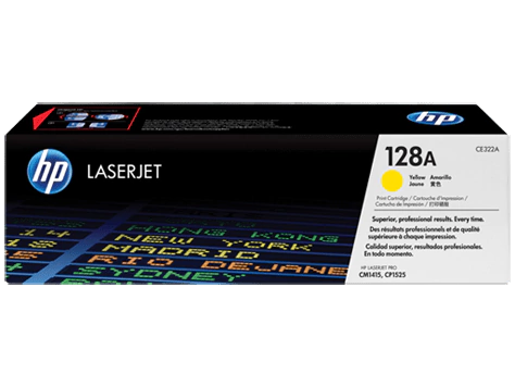 Cartucho de toner original HP 128A - CE322A
