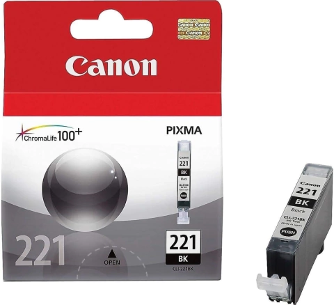 Cartucho de tinta inkjet original Canon 221 - CLI-221BK