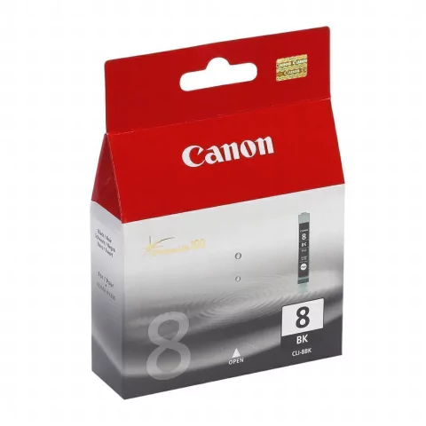 Cartucho de tinta inkjet original Canon 8 negro - CLI-8BK