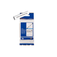 Cinta para rotular original Brother HSE-251 (negro sobre fondo blanco) 23.6mm - Termocontraible - comprar online