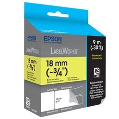 Cinta para rotular original Epson LC-5YBF9 (negro sobre fondo amarillo) 18mm
