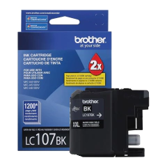 Cartucho de tinta inkjet original Brother LC107BK XXL - comprar online
