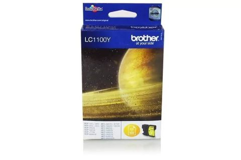 Cartucho de tinta inkjet original Brother LC1100Y
