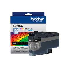 Cartucho de tinta inkjet original Brother LC406BK XL negro - LC406XLBK - comprar online