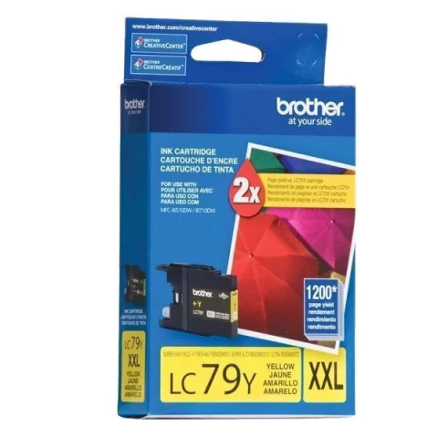 Cartucho de tinta inkjet original Brother LC79Y XXL - comprar online