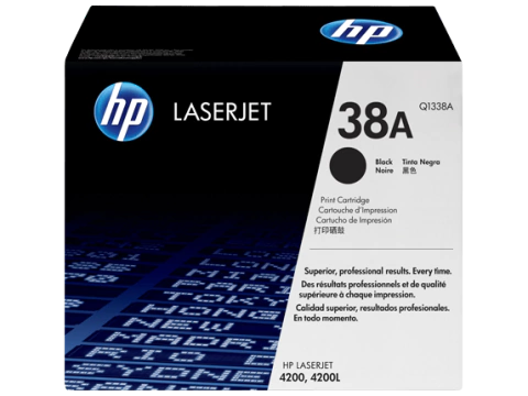 Cartucho de toner original HP 38A - Q1338A