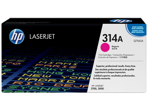 Cartucho de toner original HP 314A - Q7563A