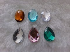 Chaton oval brilhante 18x25mm (10un)