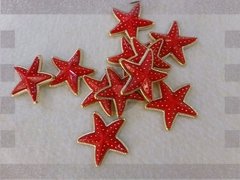 Estrela colorida 3,5cm (2 unidade) - Leve Mais Luxo