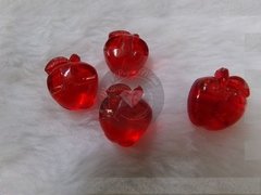 Aplique maça acrilica (6 unidades) - Leve Mais Luxo