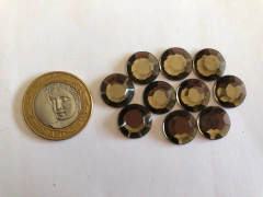 Imagem do Chaton redondo facetado 13mm (10un)