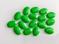 Chaton oval leitoso 13x18mm (10un) - loja online