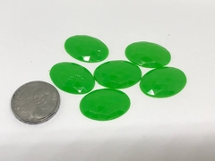 Chaton oval leitoso 18x25mm (10un) - comprar online