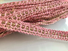 Fita de juta circulo colorido (metro) - comprar online