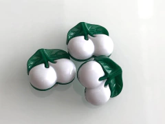 Aplique Cereja Branca (6un)