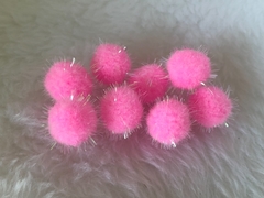 Pompom com brilho 2 cm (15 un) - comprar online