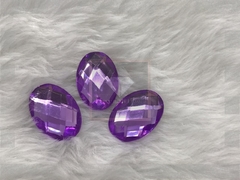 Chaton oval brilhante 13x18mm - Leve Mais Luxo