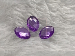 Chaton oval brilhante 13x18mm - loja online