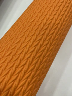 Corino emborrachado Laranja (grosso) 50x70cm