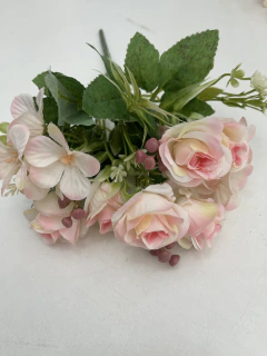 Flor artificial F-4104 Rosa claro