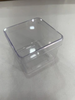 Caixa acrílica 6x6 transparente (unidade)