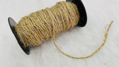 Cordão de Juta com fio dourado - comprar online