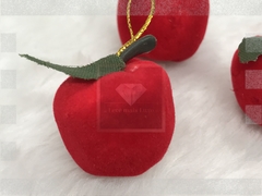 Trio de maça em camurça 2,5cm - comprar online