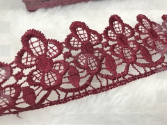 Renda guipir Flor oval (metro) - loja online