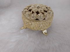 Porta joia ornamentado com pezinho 7cm (unidade) - comprar online