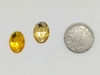 Chaton com furo oval brilhante 13x18mm