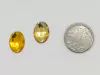 Chaton com furo oval brilhante 13x18mm