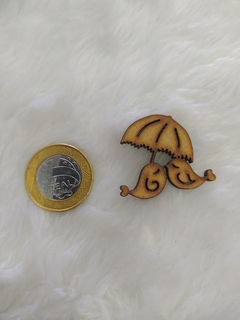 passarinho com sombrinha em mdf