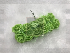 Mine flor de EVA com cabinho e tule 12un