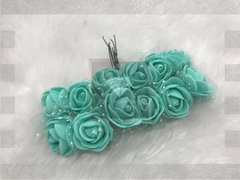 Mine flor de EVA com cabinho e tule 12un - comprar online