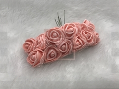 Mine flor de EVA com cabinho e tule 12un