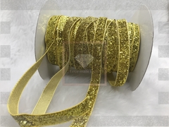 Fita sintética glitter 1cm - Leve Mais Luxo