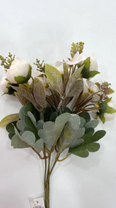 Flor artificial F-4108 marfim - loja online