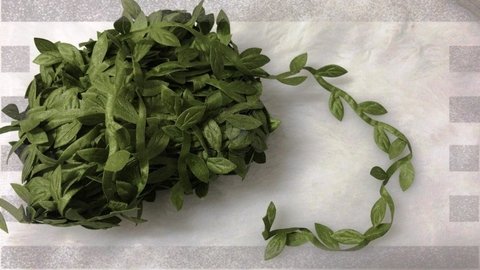 Fita poliéster folhas (metro)