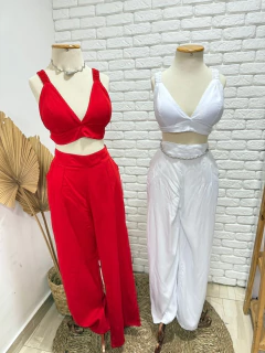 Conjunto Cropped e Calça Ester - Moda Mulher
