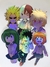 STICKERS HOLOGRAFICOS MY HERO ACADEMIA POR KAICHAN ART