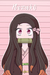 POSTAL NEZUKO ILUSTRADA POR KAICHAN ART