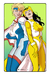 ILUSTRACION POWER GIRL & DR LIGHT POR RICHARD ORTIZ
