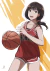 ILUSTRACION AKAGI HARUKO - SLAM DUNK POR GABU IDEAS